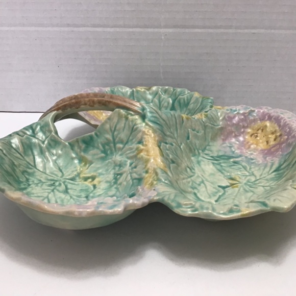 Vintage Pastel Avon Ware England Divided Shabby Sweet Candy Dish - Picture 8 of 8